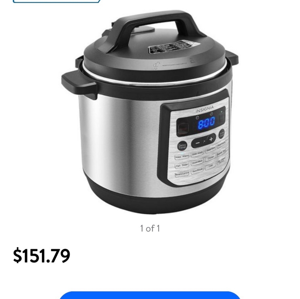 🥘INSIGNIA 8QT PRESSURE COOKER - Picture 7 of 7